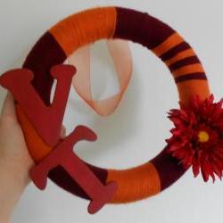 Va Tech Wreath