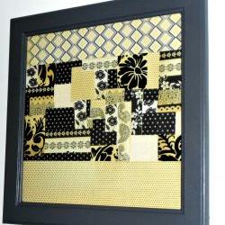 Yellow and Grey wall art